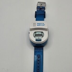 Potty Watch Digital Blue & White
